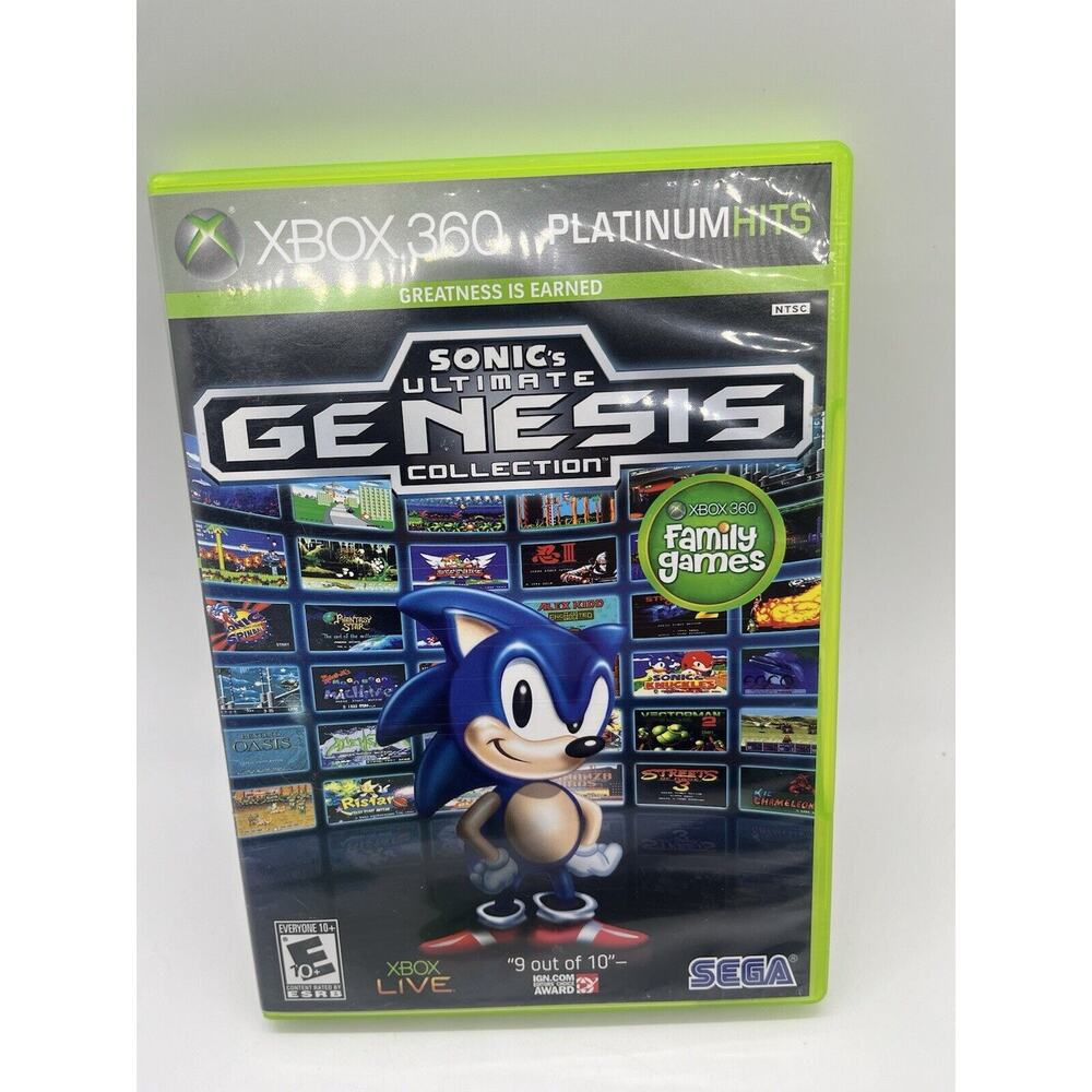 Sonic’s Ultimate Genesis Collection Xbox 360 w/ Manual CIB